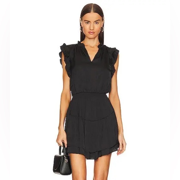 NWT Steve Madden Prairie Ruffle Mini Dress in Bright Green - Small - Picture 3 of 12